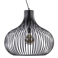 Hanglamp Aglio draad zwart 60cm