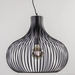 Hanglamp Aglio draad zwart 60cm