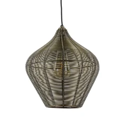 Hanglamp Alvaro 27cm antiek brons