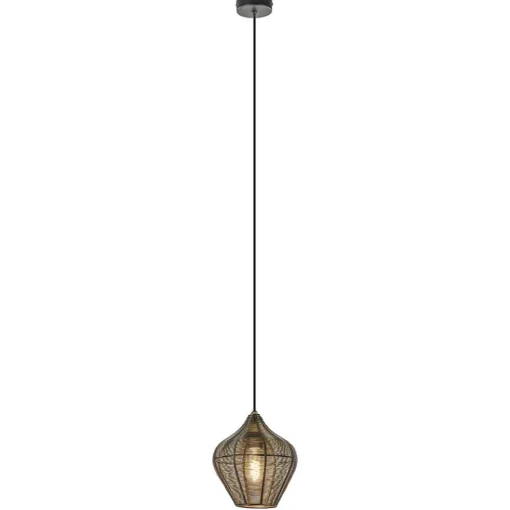 Hanglamp Alvaro 20cm antiek brons