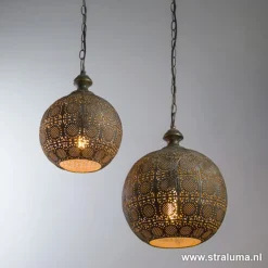Hanglamp Ananya antiek brons