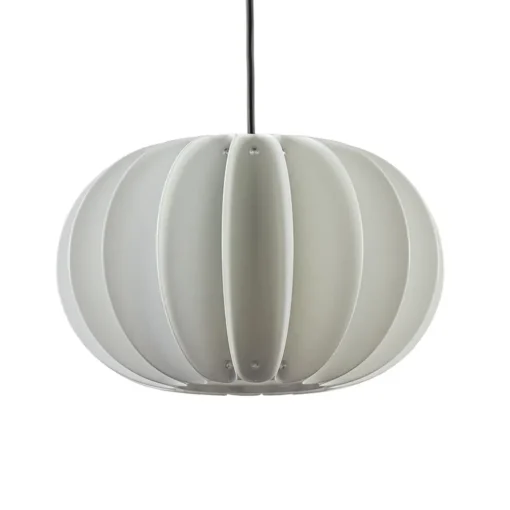 Hanglamp Arena 1L 30cm zwart/kap wit