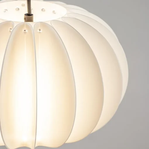 Hanglamp Arena 3L rond zwart/kap wit