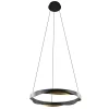 Hanglamp Ascoli 65 rond zwart/matgoud