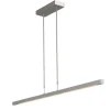 Hanglamp balk alu up+down 130cm pushdim