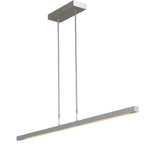 Hanglamp balk alu up+down 130cm pushdim