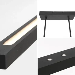 Hanglamp Bande zwart 155cm 2xdim cct