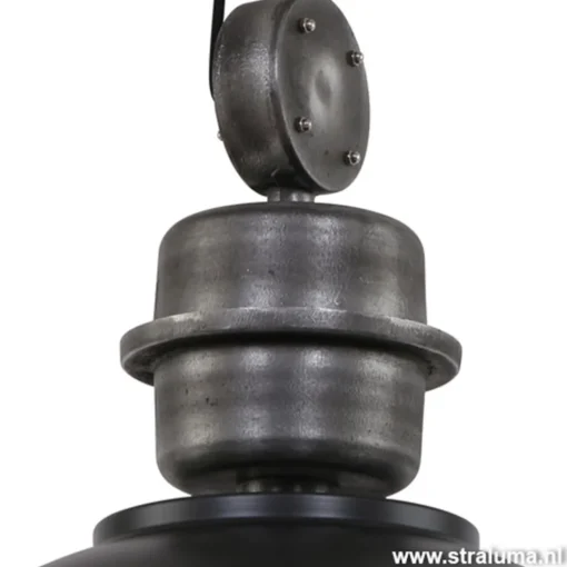 Hanglamp Bikkel 52 zwart industrieel
