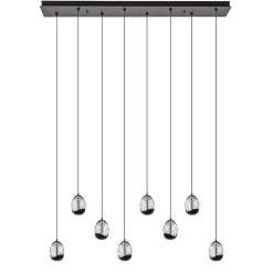 Hanglamp Black Egg 8L zwart/helder
