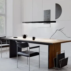 Hanglamp Bloc balk zwart up+ down