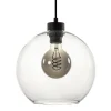 Hanglamp bol helder glas 25cm