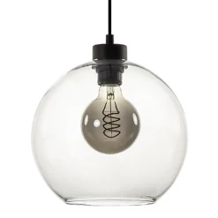 Hanglamp bol helder glas 25cm