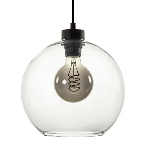 Hanglamp bol helder glas 25cm