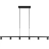 Hanglamp Bounce 6L 160cm zwart