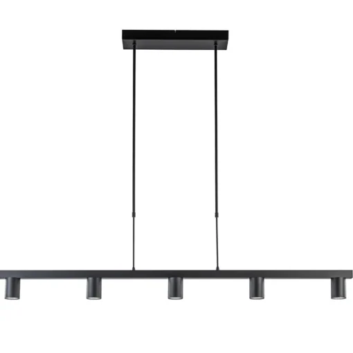 Hanglamp Bounce 5L tube spot zwart