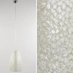 Hanglamp capiz schelpen wit