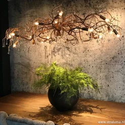 Hanglamp Como brons