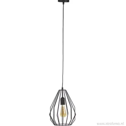 Hanglamp draad mat zwart
