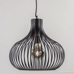 Hanglamp draad zwart groot 48cm