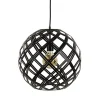 Hanglamp Emma bol zwart 40cm
