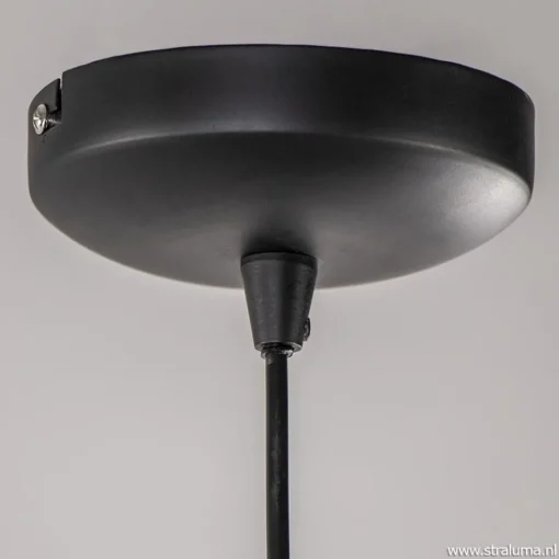 Hanglamp geperforeerd staal brons-bruin
