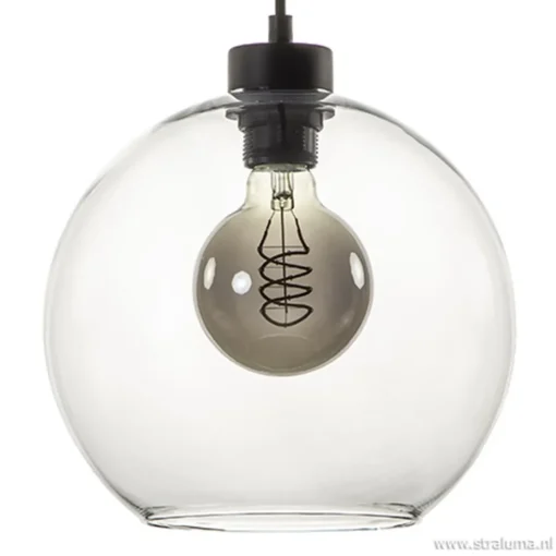 Hanglamp glazen bol 4-l modern clear