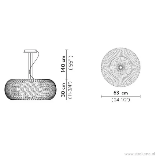 Hanglamp Kalatos wit