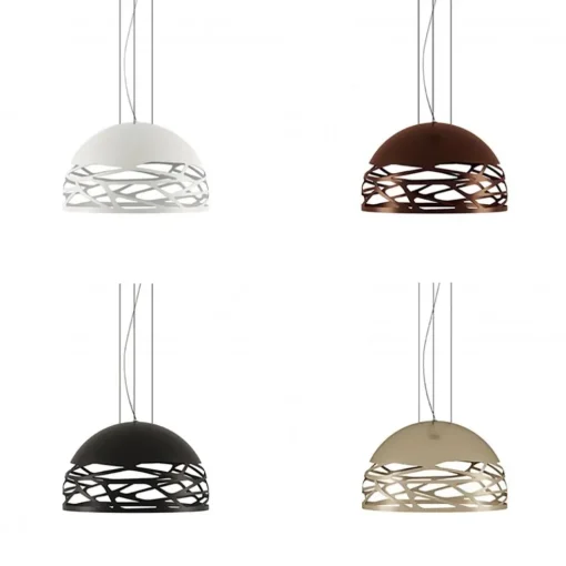 Hanglamp Kelly koepel brons 50cm