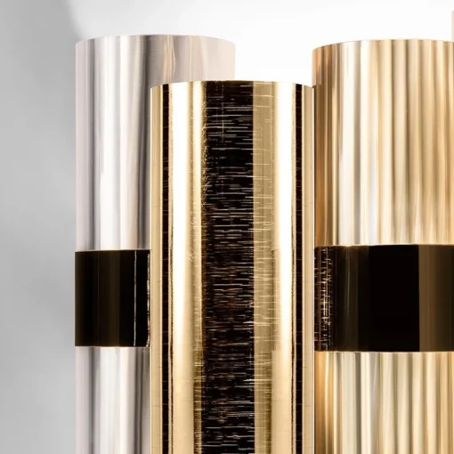 Hanglamp La Lollo linear 140 goud