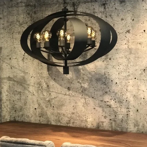Hanglamp Malibu industrial dark
