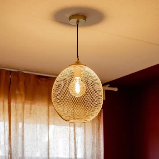Hanglamp Moroc goud 30cm