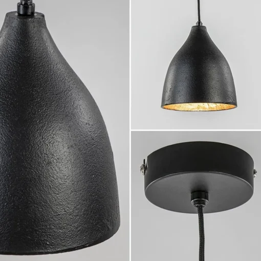 Hanglamp Sumero zwart/goud