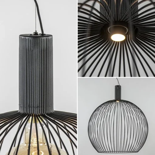 Hanglamp Wire 70cm zwart
