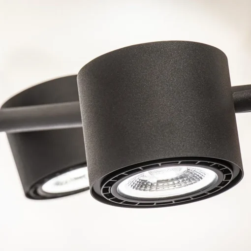 Hanglamp zwart 6L spot incl. gu10-111
