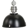 Industriele hanglamp zwart voor eettafel