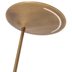 Klassieke LED vloerlamp met uplighter en leeslamp