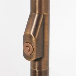 Klassieke 3-lichts vloerlamp brons inclusief LED