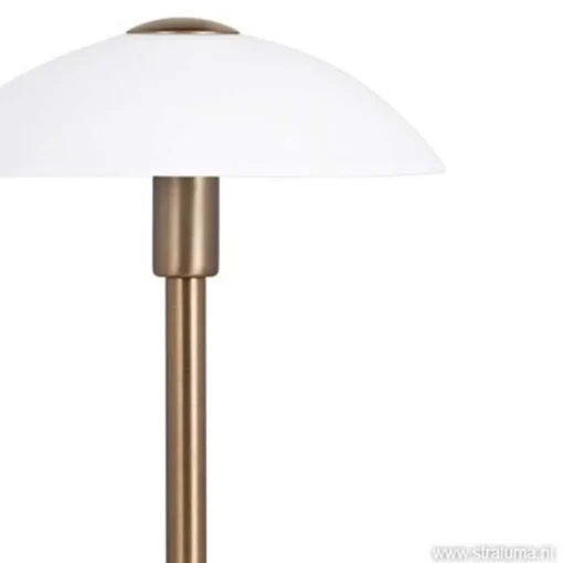 Klassieke tafellamp brons touchdimmer