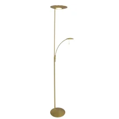 Klassieke vloerlamp Zenith LED messing