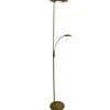 Klassieke vloerlamp Zenith LED Brons
