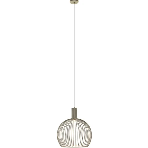 Kleine hanglamp draad mat zand