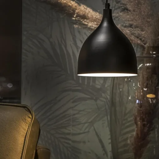 Kleine hanglamp zwart keuken-bar-hal-wc