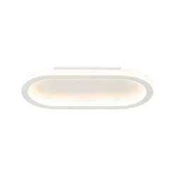 Kleine LED plafondlamp wit 3-standen dimbaar
