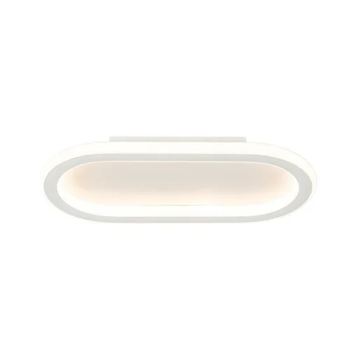 Kleine LED plafondlamp wit 3-standen dimbaar