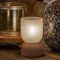 Kleine Phoebe tafellamp peach op batterijen Light and Living