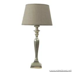 Lampenkap taupe Drum 20 cm