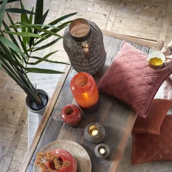 L&L tafellamp UDUPI bruin-goud Oosters