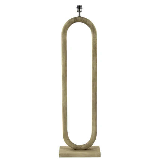 Lampvoet / vloerlamp Paceco hout naturel