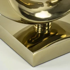 Lampvoet light gold glossy metaal