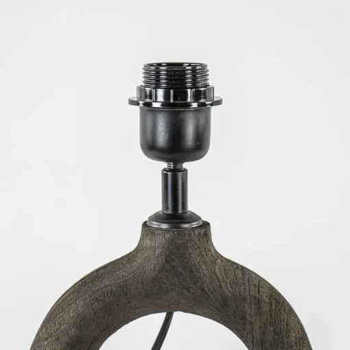 Lampvoet Sabuli hout donker bruin excl. kap